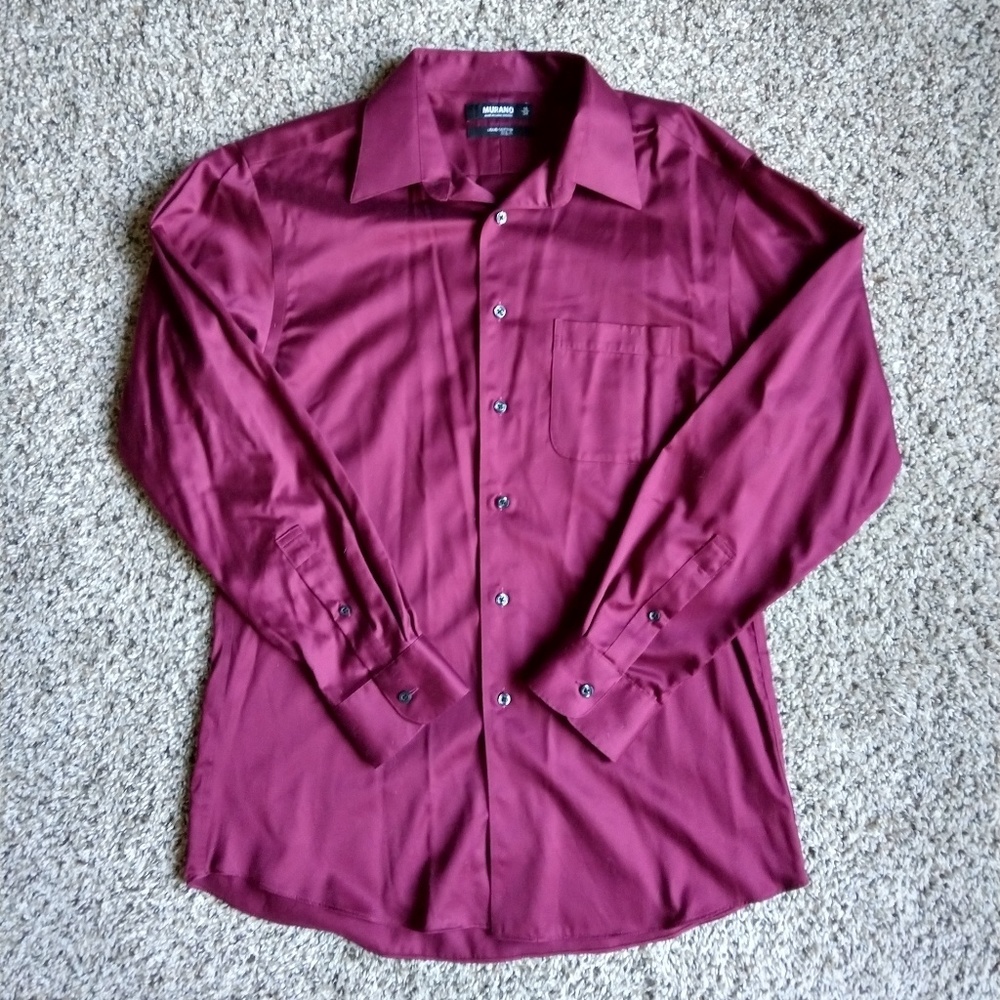 NWOT Murano Men's Liquid Cotton Dress Shirt 16/34